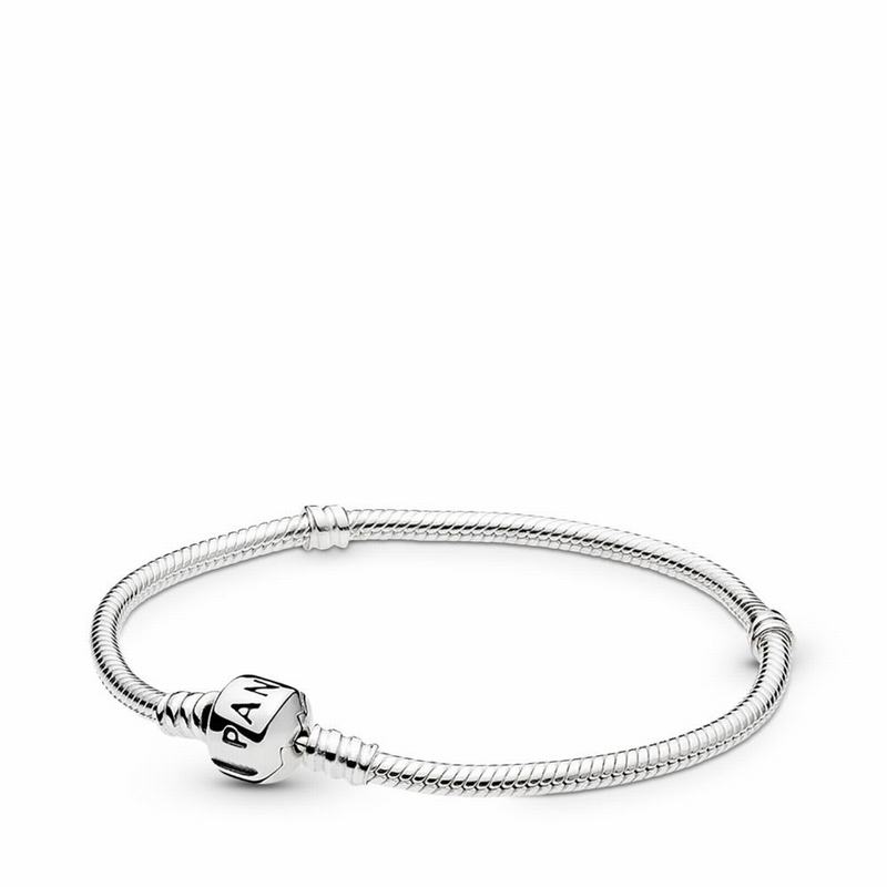 Pandora Moments Snake Chain Bracelet Ireland - Sterling Silver - 034976ZSR